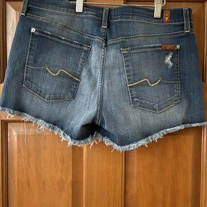Evereve 7 for all mankind denim shorts NWT